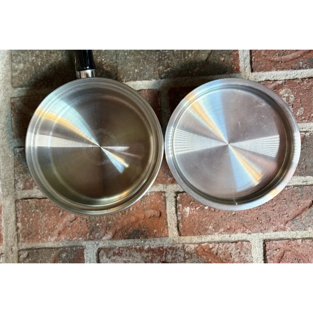 Vtg 1.5qt Vita Craft 18-8 3 Ply Nicromium Stainless Steel Saucepan & Lid 3200